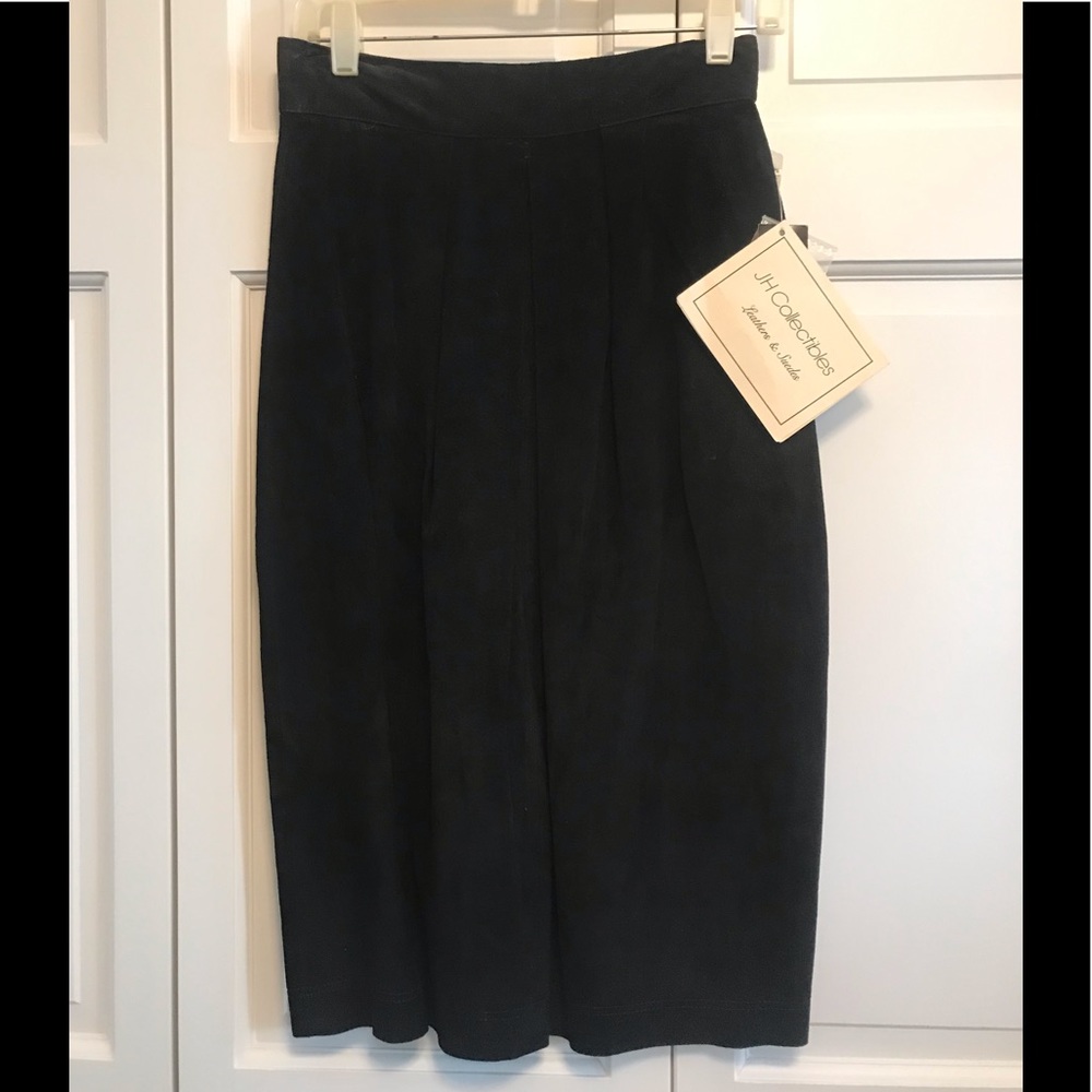 Vintage JH Collectibles Suede Skirt